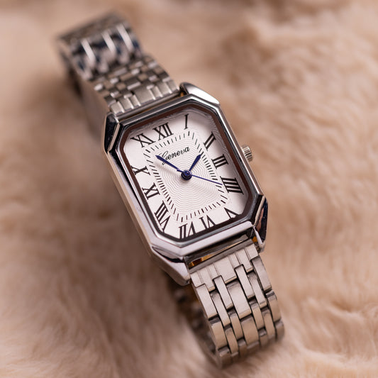 Women's Square watch with Roman Numerals